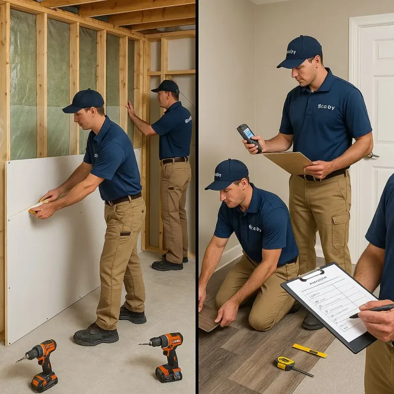 Repairs and Reconstruction process in West Ferriday, LA