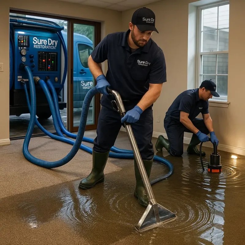 Water Extraction and Removal process in West Ferriday, LA
